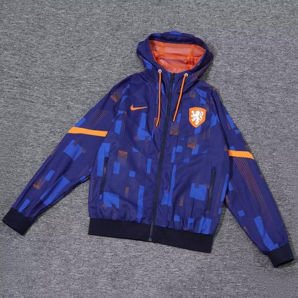 Netherlands Windbreaker Jacket 1 - Adults Small to 2XL