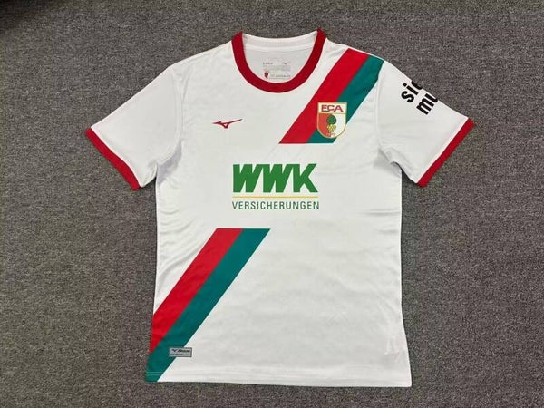 Augsburg 2025/26 Home Shirt - Kids 3-14 years old and Adults Small to 4XL