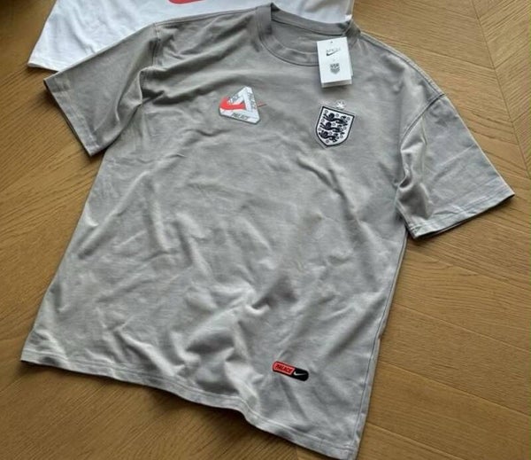 Palace x Nike England T-Shirt 'Pewter Grey' Shirt - Adults Small to XL