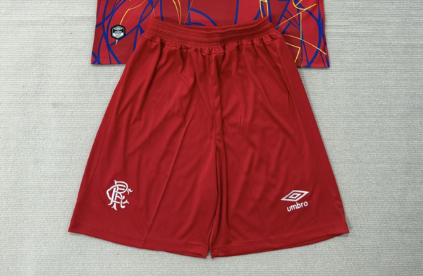 Glasgow Rangers 2026/27 Red Goalkeeper Shorts - Adults Small to 2XL