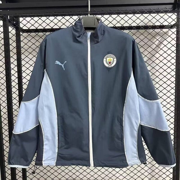 Manchester City 2025/26 Windbreaker Reversible Jacket - Adults Small to 3XL