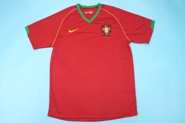 Portugal 2004 Home Shirt - Kids 3-14 years old and Adults Small to 2XL