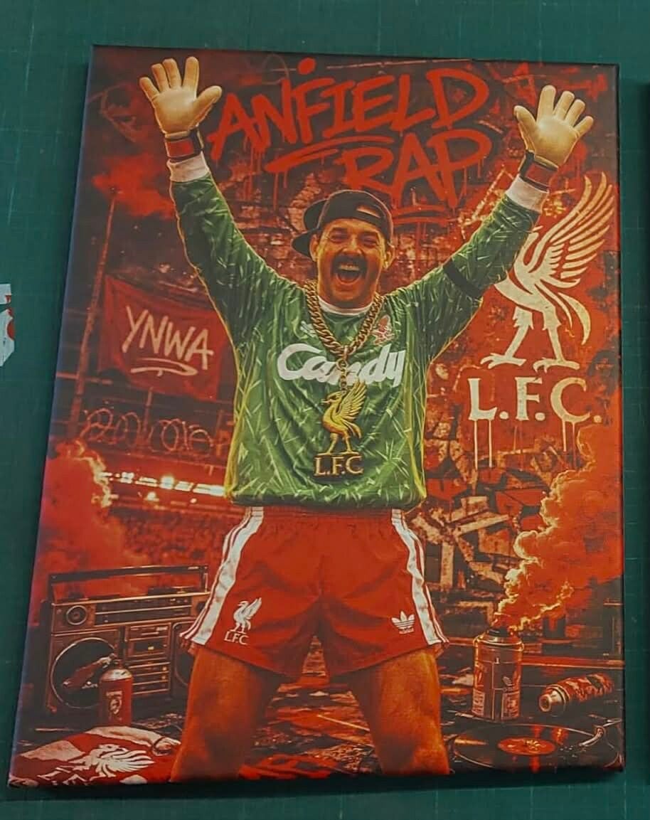 Bruce Grobbelaar A3 (16x12 Inches) Liverpool Canvas 1