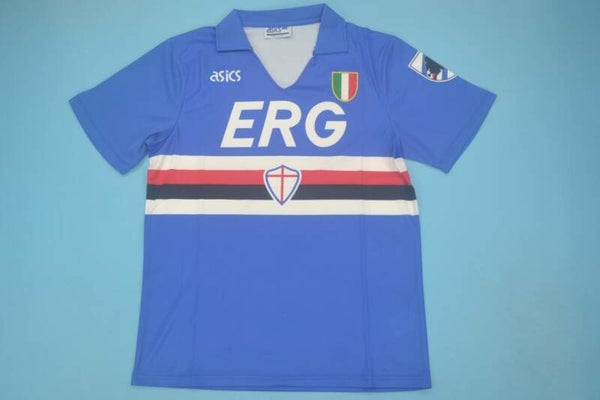 Sampdoria 1991/92 Home Shirt - Adults Small to 2XL
