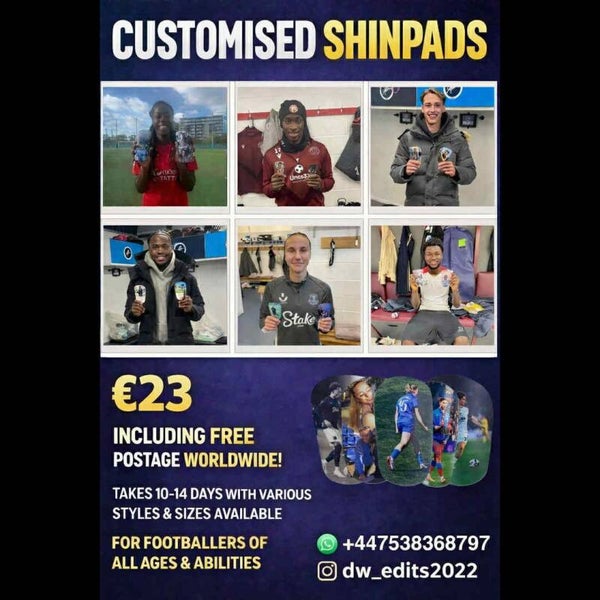 Customised Shinpads - Select a size - Jakov Suver