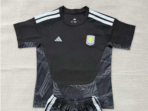 Aston Villa 2026/27 Black Goalkeeper Shirt - Kids 3-14 years old and Adults Small to 2XL