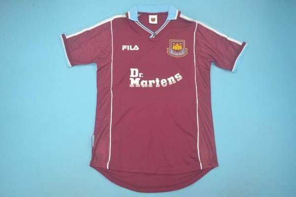 West Ham United 1999/2001 Home Shirt - Adults Small to 2XL