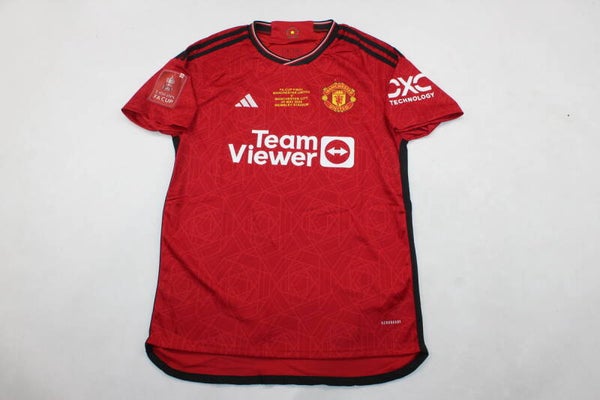 Manchester United 2024 FA Cup Final Home Shirt - Adults Small to 2XL