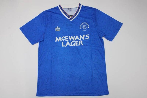 Glasgow Rangers 1990/92 Home Shirt - Adults Small to 2XL