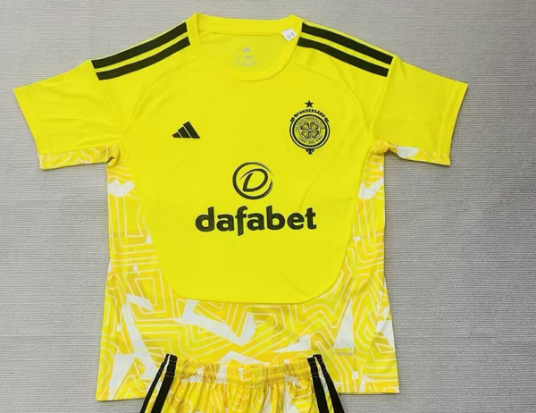 Glasgow Celtic 2026/27 Yellow Goalkeeper Shirt - Kids 3-14 years old and Adults Small to 4XL