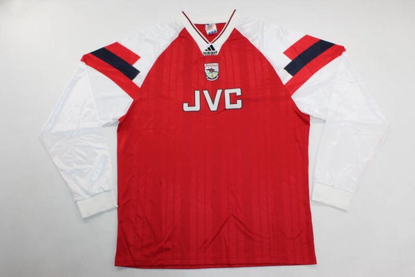 Arsenal 1992/94 Long Sleeve Home Shirt - Adults Small to 2XL