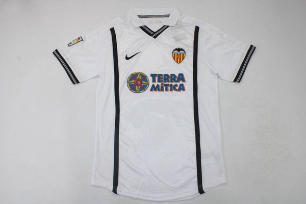 Valencia 2000/01 Home Shirt - Adults Small to 2XL