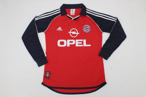 Bayern Munich 2000/01 Long Sleeve Home Shirt - Adults Small to 2XL
