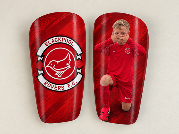 Blackpool Rovers FC Personalised Shinpads - 10x Medium Smooth