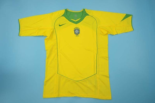 Brazil 2004 Home Retro Shirt - Adults Small to 2XL