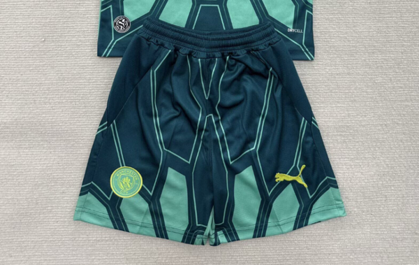 Manchester City 2026/27 Green Goalkeeper Shorts - Adults Small to 2XL