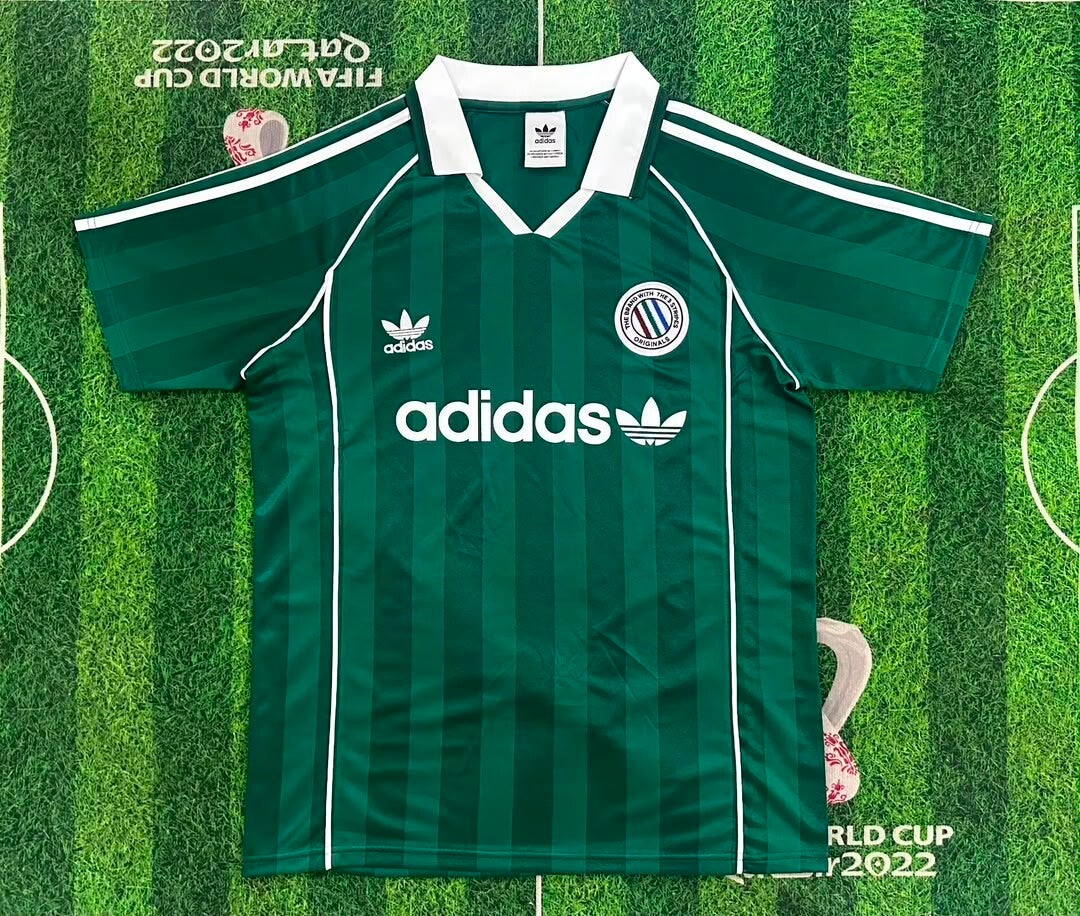 Adidas Vintage Trefoil Green Shirt  - Adults Small to 4XL