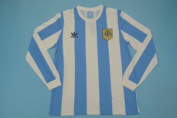 Argentina 1978 Long Sleeve Home Shirt - Adults Small to 2XL