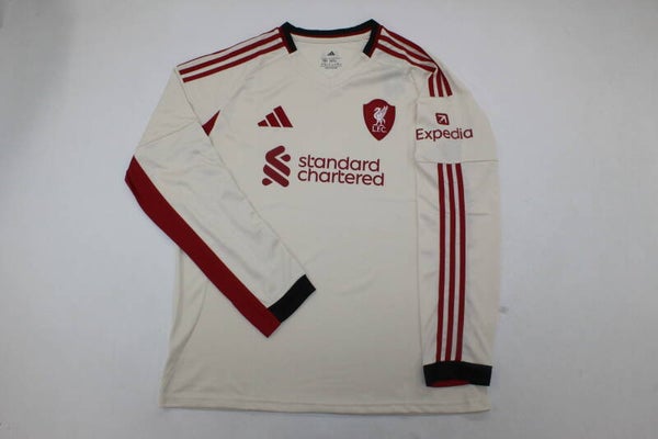 Liverpool 2025/2026 Long Sleeve Away Shirt - Kids 3-14 years old and Adults Small to 4XL