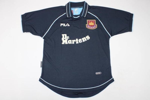West Ham United 1999/2001 Dark Blue Away Shirt - Adults Small to 2XL