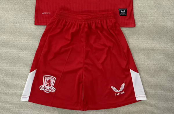 Middlesbrough 2025/2026 Home Shorts - Adults Small to 2XL