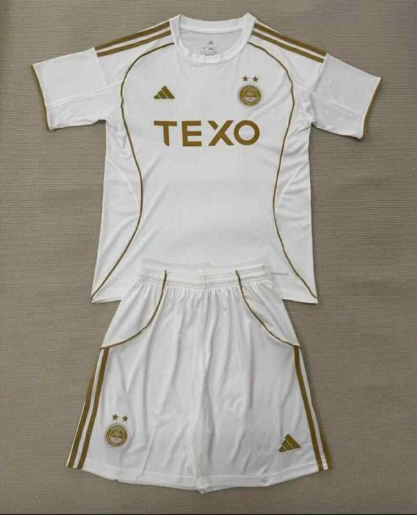 Aberdeen 2025/2026 European White Kit - Adults Small to 2XL
