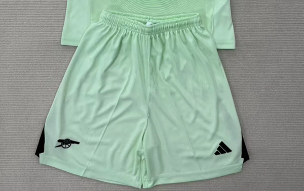 Arsenal 2025/2026 Light Green Goalkeeper Shorts - Adults Small to 2XL