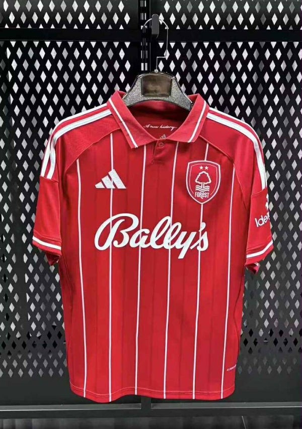 Nottingham Forest 2025/2026 Home Shirt - Kids 3-14 years old and Adults Small to 4XL