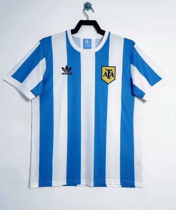 Argentina 1978 Home Retro Shirt - Adults Small to 2XL