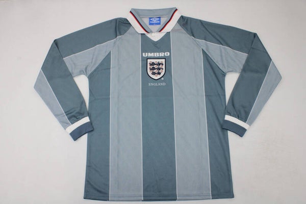 England 1996 Long Sleeve Away Shirt - Adults Small to 2XL