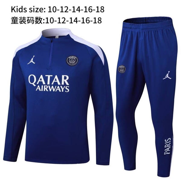 PSG 2025/2026 Tracksuit 1 - Kids 10-18 Sizes and Adults Small to 2XL