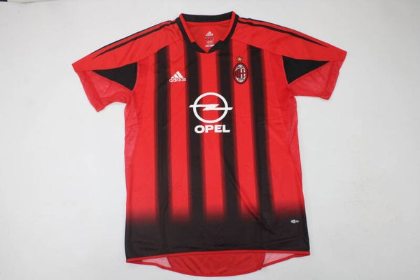 AC Milan 2004/05 Home Shirt - Kids 3-14 years old and Adults Small to 2XL