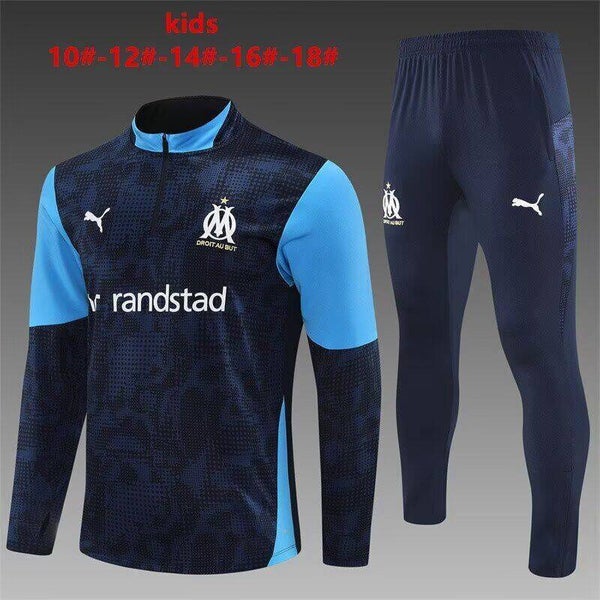 Olympique de Marseille 2025/2026 Tracksuit 1 - Kids 10-18 Sizes and Adults Small to 2XL
