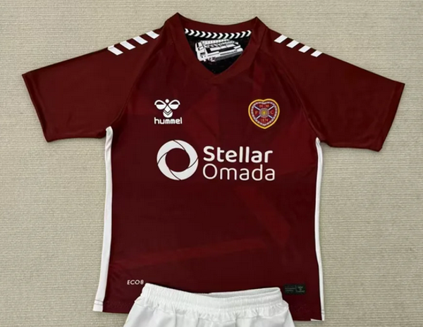 Hearts 2025/26 Home Shirt - Adults Small to 2XL