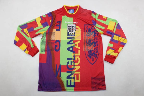 England 1996 Goalkeeper Retro Shirt - Adults Small to 2XL