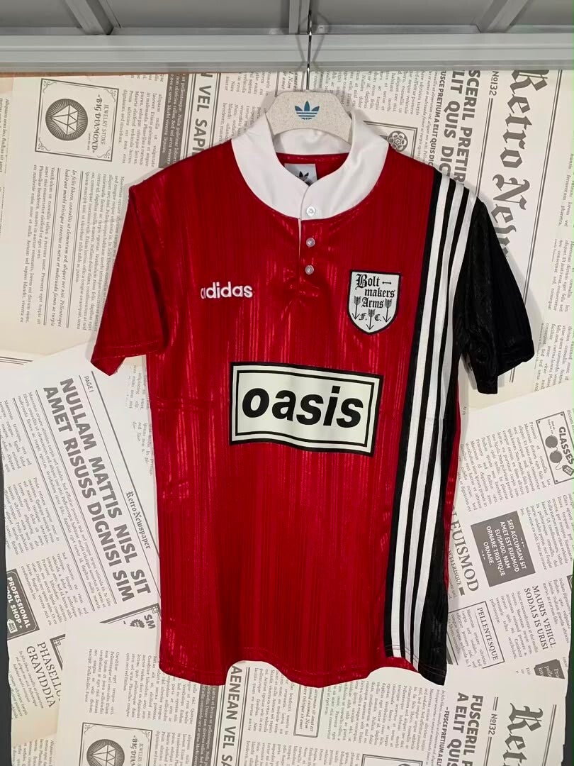 Oasis x The Boltmakers Arms Red Shirt - Adults Small to 4XL