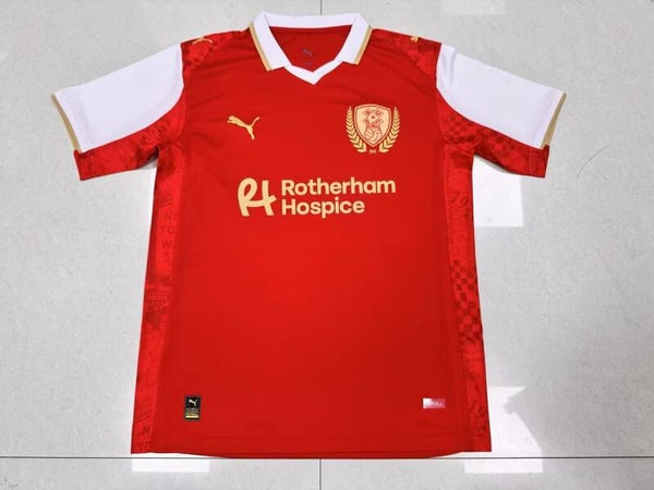 Rotherham United 2025/2026 Home Shirt - Adults Small to 2XL