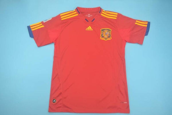 Spain 2010 Home Shirt - Kids 3-14 years old and Adults Small to 2XL