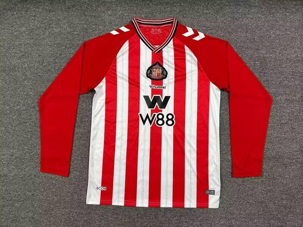 Sunderland 2025/2026 Long Sleeve Home Shirt - Adults Small to 4XL