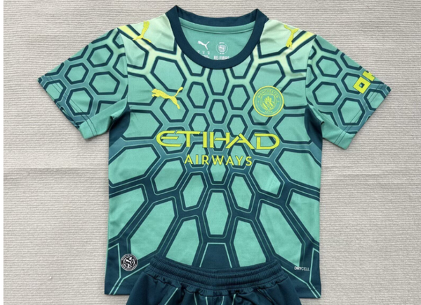 Manchester City 2026/27 Green Goalkeeper Shirt - Kids 3-14 years old and Adults Small to 2XL