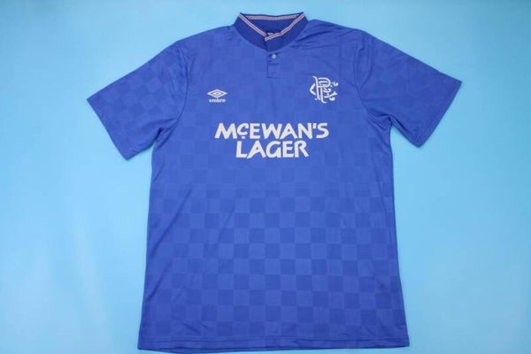 Glasgow Rangers 1987/90 Home Shirt - Adults Small to 2XL