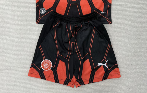 Manchester City 2026/27 Orange Goalkeeper Shorts - Adults Small to 2XL