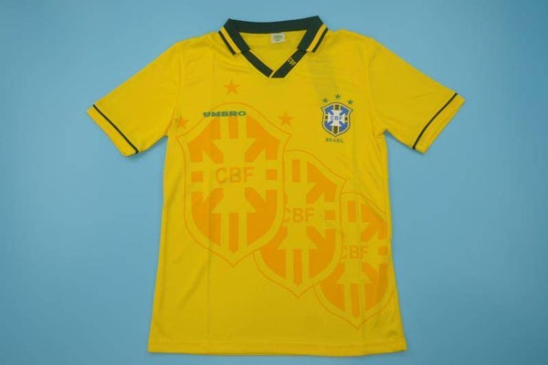 Brazil 1994 Home Shirt - Adults Small to 2XL