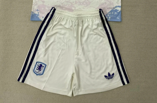 Aston Villa 2025/2026 Away Shorts - Adults Small to 3XL