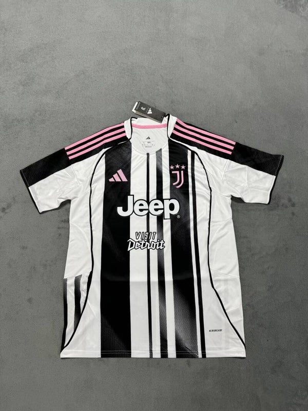 Juventus 2025/2026 Home Shirt - Kids 3-14 years old and Adults Small to 4XL