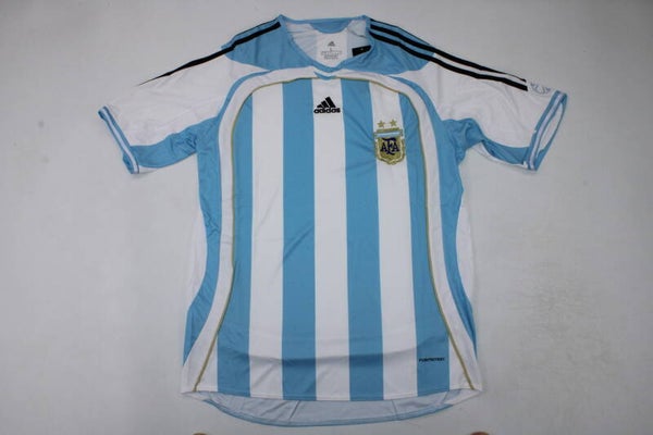 Argentina 2006 Home Retro Shirt - 3-14 years old and Adults Small to 2XL