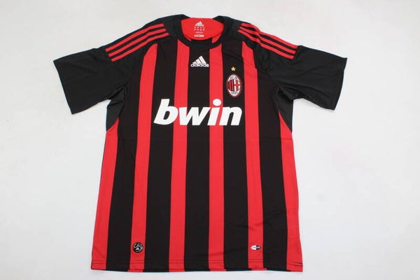 AC Milan 2008/09 Home Shirt - Kids 3-14 years old and Adults Small to 2XL