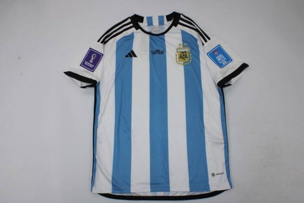Argentina 2022 World Cup Final Home Shirt - Adults Small to 2XL