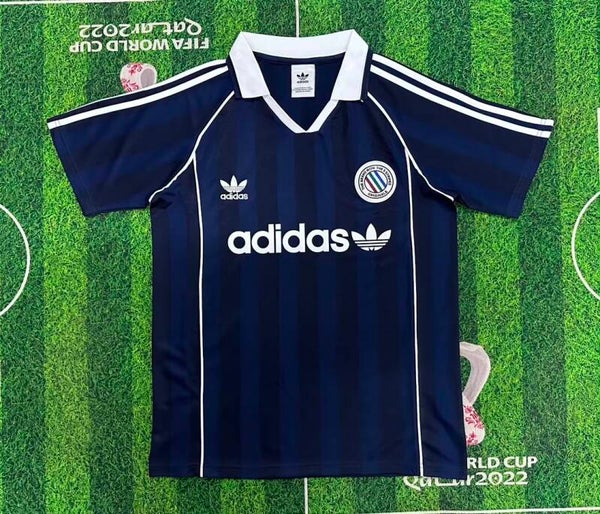 Adidas Vintage Trefoil Dark Blue Shirt  - Adults Small to 4XL