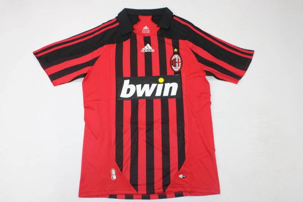 AC Milan 2007/08 Home Shirt - Adults Small to 2XL